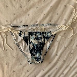 Tie dye Abercrombie bikini bottom